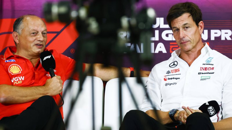 Wolff and Vasseur Engage in Verbal Sparring