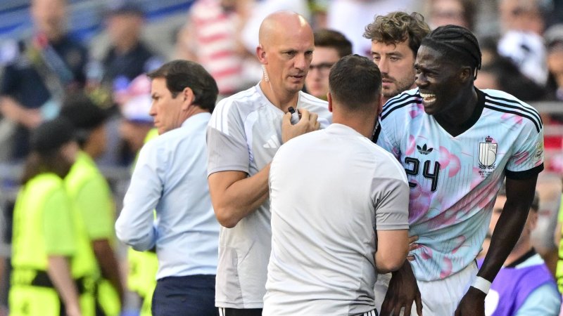 Shock for Belgium: Midfielder suffers ACL tear