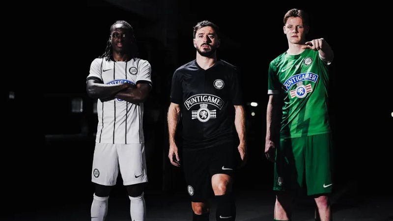 These are the new kits of SK Sturm Graz
