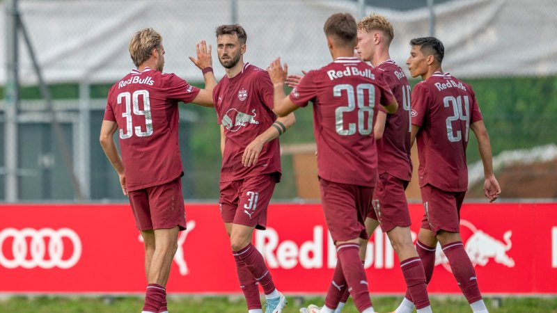 Salzburg Celebrates Clear Test Match Victory Against Ukrainian Top-Flight Club