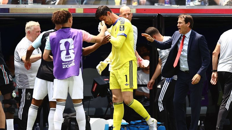 Courtois substituted? "It was the coach's decision"