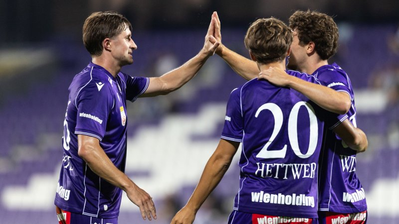 Austria celebrates clear friendly win over Hungarian top-flight club