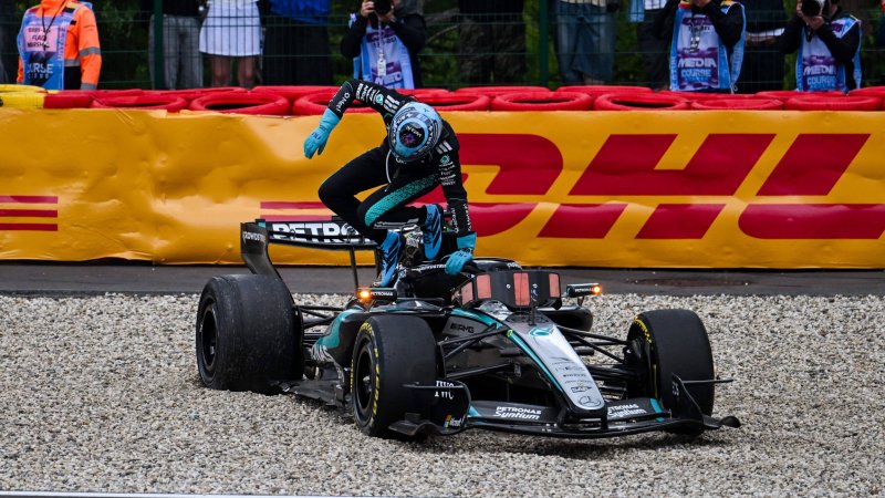 Russell after Spa Exit: "I'm Not Angry with Lewis"