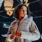 Julia Scheib receives "special speed training"