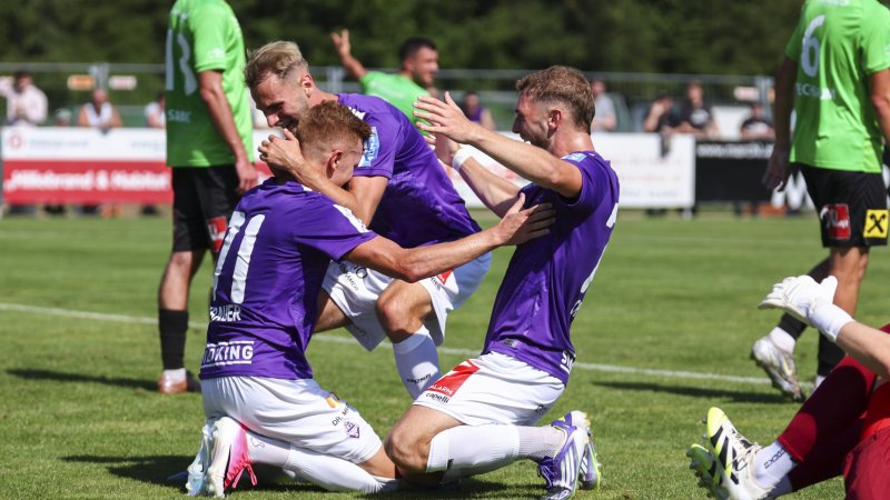 Austria Salzburg delivers a goal spectacle in Grünau