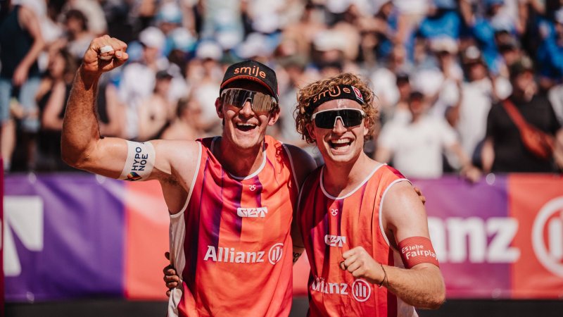 Austria's duos' fortunes on Day 2 of the Beach Volleyball European Championship