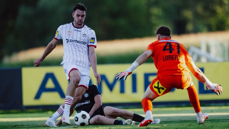 First Season Win: Admira Defeats Nine Graz Players