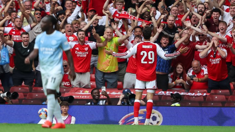 Dream Start! Arsenal Rout ManCity in Community Shield