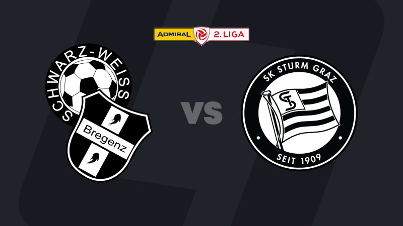 2. Liga today on LIVE stream: SW Bregenz - Sturm Graz II