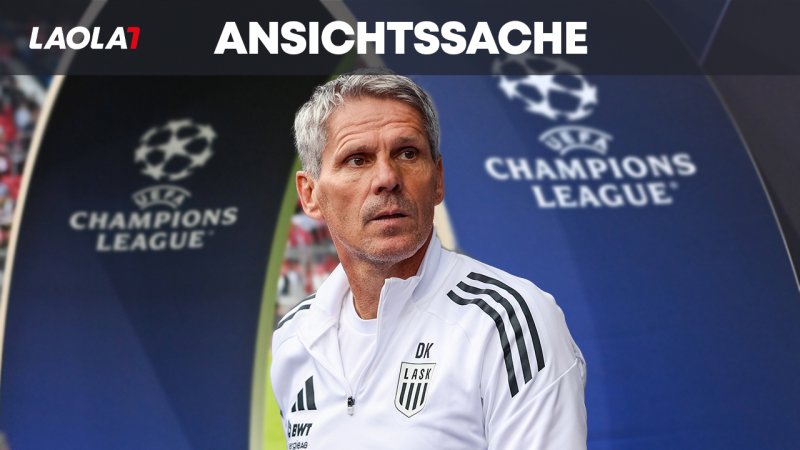 Thesis: Didi Kühbauer is a coach of Champions League caliber!
