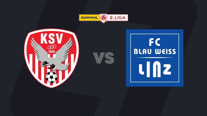 2. Liga today on LIVE stream: Kapfenberger SV - FC Blau-Weiß Linz