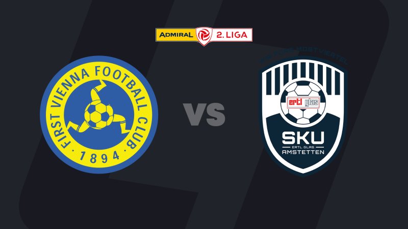 2. Liga today in LIVE-Stream: First Vienna FC - SKU Amstetten