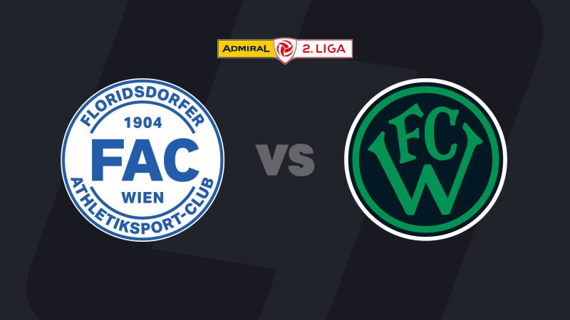 2. Liga today in LIVE-Stream: FAC - Wacker Innsbruck