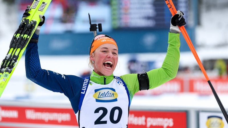 Break from the Slopes: Biathlete Expecting a Baby