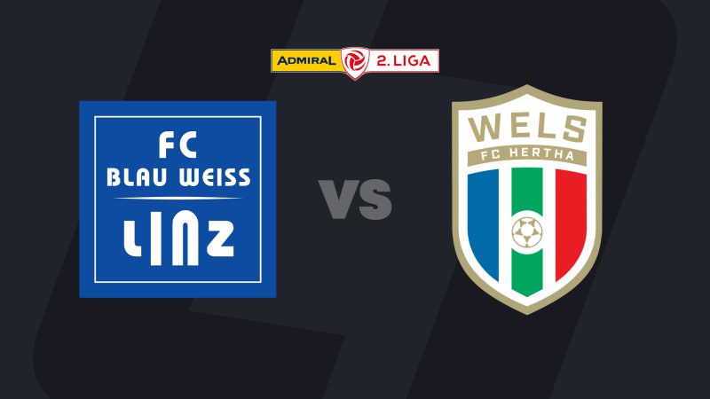 2. Liga today on LIVE stream: Blau-Weiß Linz - FC Hertha Wels