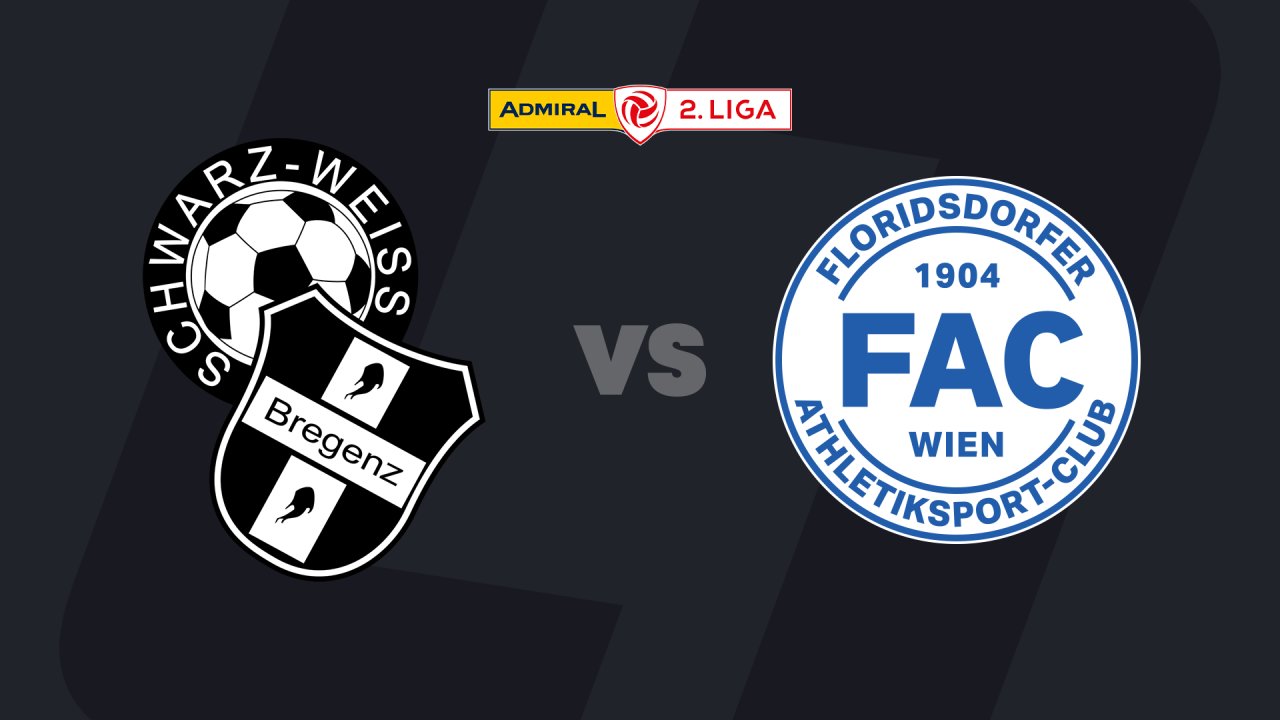 2. Liga today on LIVE Stream: Schwarz-Weiß Bregenz - FAC