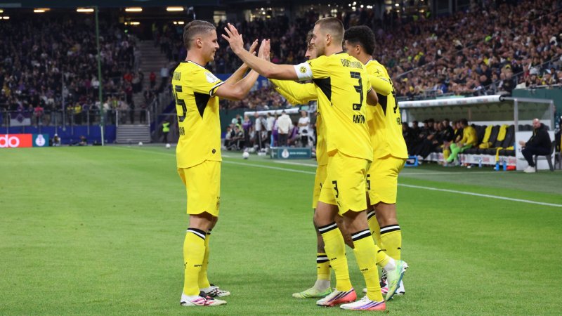 Sabitzer Assist! BVB doesn't stumble in DFB-Pokal
