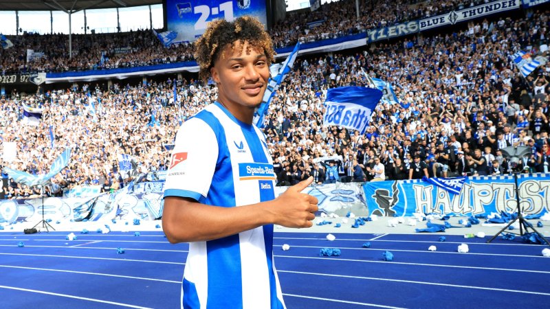 Hertha celebrates Austrian hope Adewumi: "He is crazy"