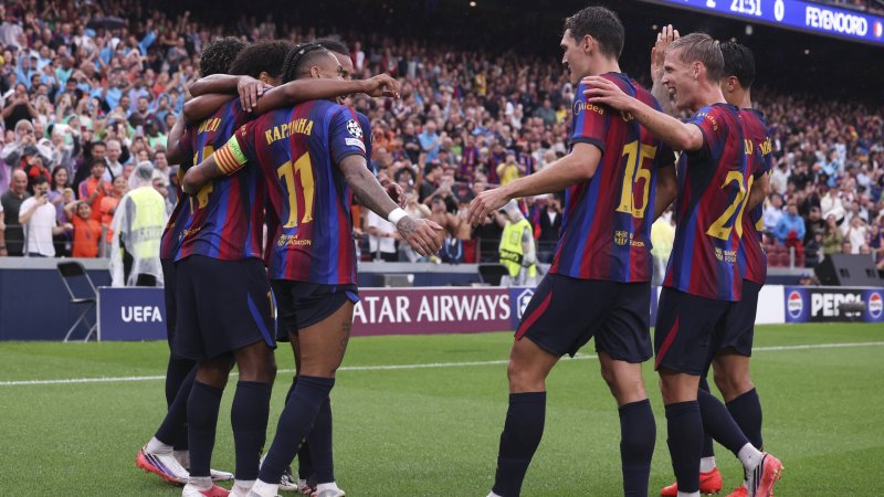 Masterclass! Barca clearly beat Feyenoord in CL opener