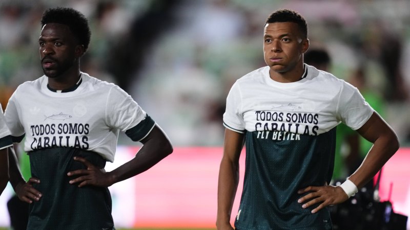 Real Stars Around Mbappe Cause Uproar Over Ceuta Shirt