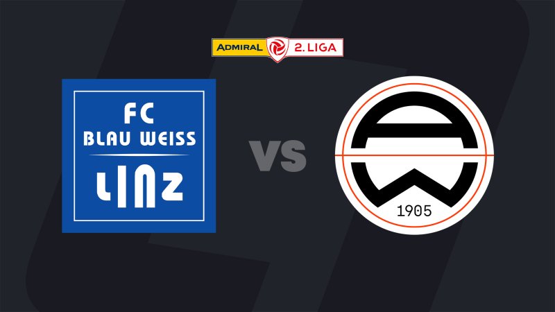 2. Liga today in LIVE-Stream: Blau-Weiß Linz - Admira Wacker