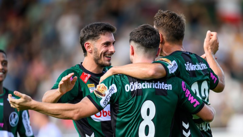 Ried celebrates clear victory against harmless Wolfsbergers