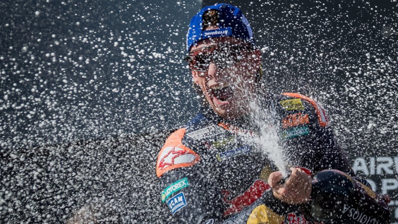 Acosta redeems KTM in Spielberg: "Payback for the entire project"