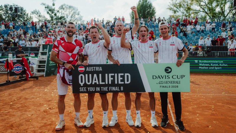 Austria to face Spain in Davis Cup Finals