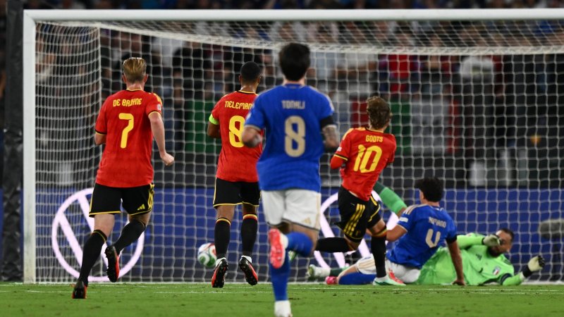 Belgium defeats a toothless Squadra Azzurra