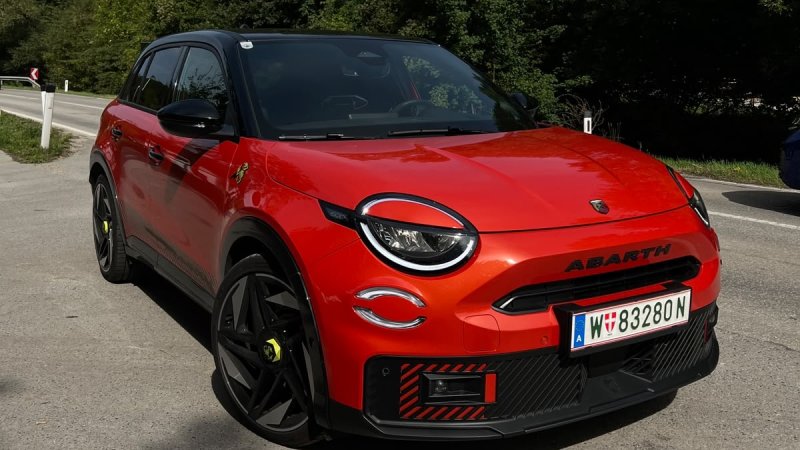 To Spielberg with the Abarth 600e Competizione