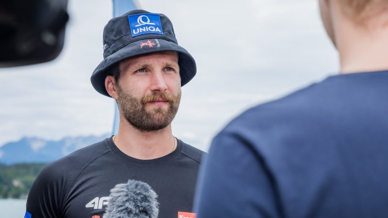 Marco Schwarz has put on a few more kilos