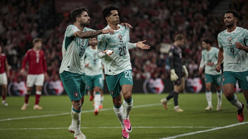 Portugal celebrates win against Denmark without Ronaldo