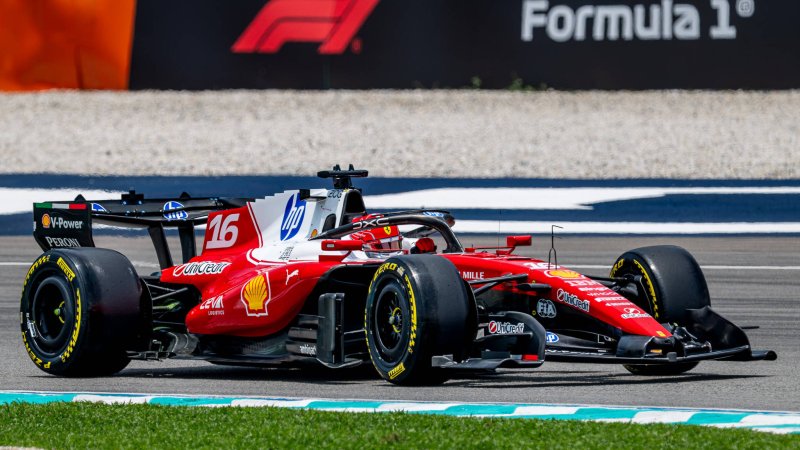 Leclerc Snags Top Spot in FP2