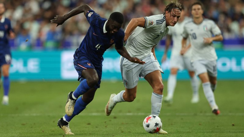 Italy snatches point in Zidane's home debut for France