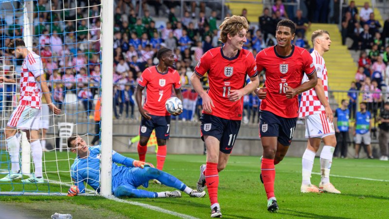 Historic: "Three Lions" rout Croatia