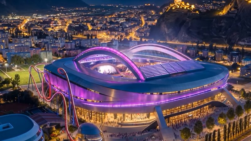 Spectacular: Swiss Club Plans Stadium with Roller Coaster