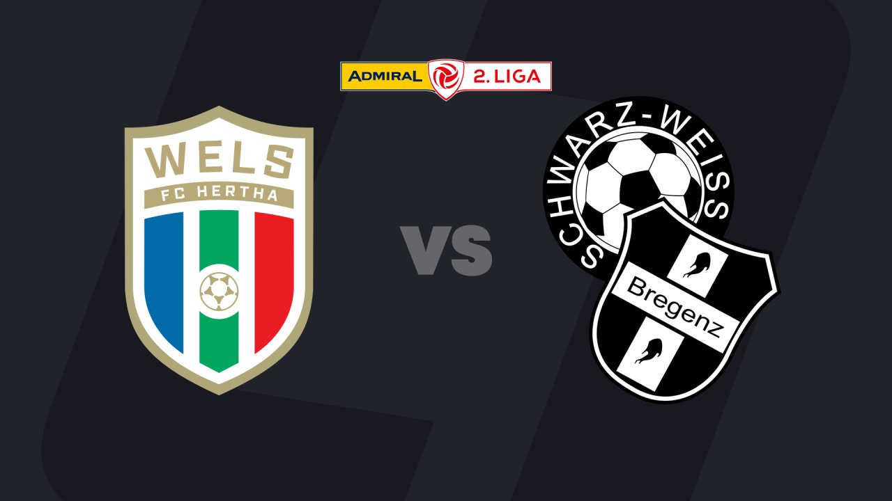 2. Liga today in LIVE-Stream: FC Hertha Wels - SW Bregenz