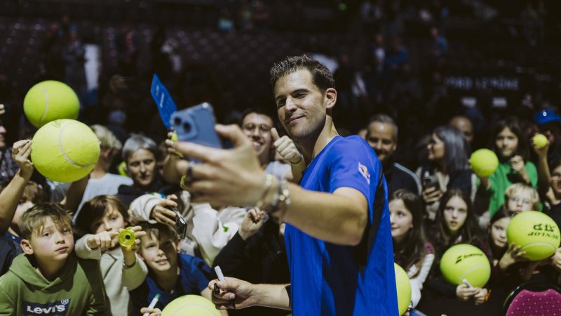Super Fan Day: Dominic Thiem opens the doors of the Stadthalle