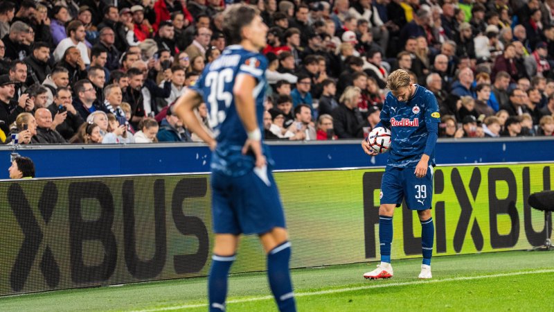 Teigl after Salzburg defeat: "That was a reality check"