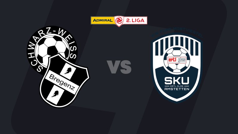 2. Liga today in LIVE-Stream: SW Bregenz - SKU Amstetten