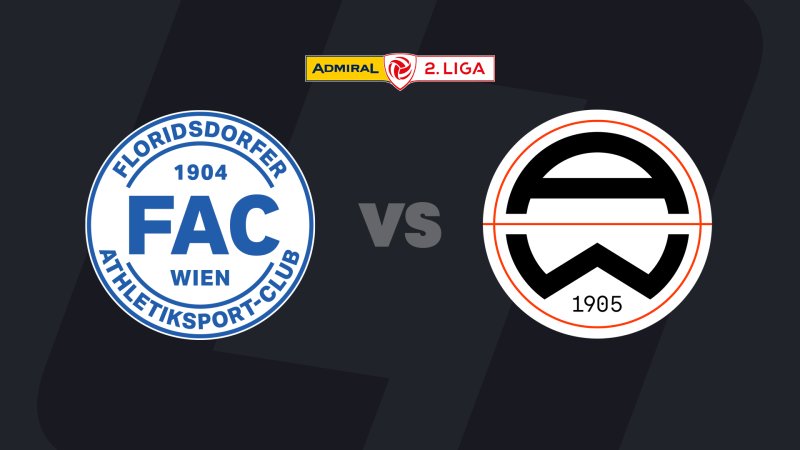 2. Liga today in LIVE-Stream: FAC - Admira Wacker