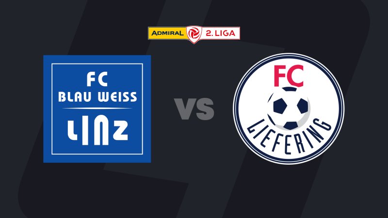 2. Liga today in LIVE-Stream: Blau-Weiß Linz - FC Liefering
