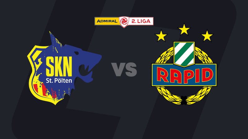 2. Liga today in LIVE-Stream: SKN St. Pölten - SK Rapid II