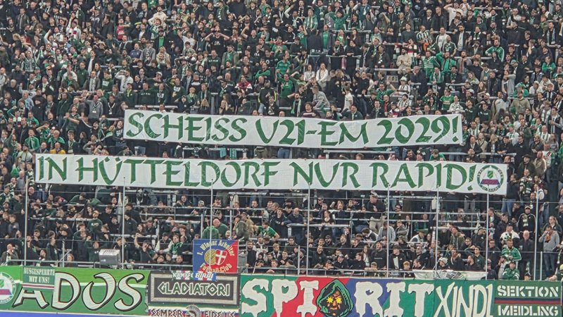 U21 EURO 2029 also in Hütteldorf? Rapid fan scene would not be pleased