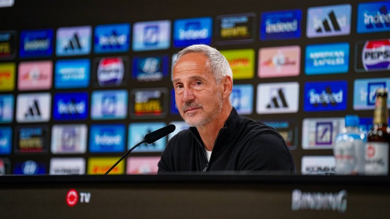 Bizarre: Hütter press conference evacuated after Frankfurt victory