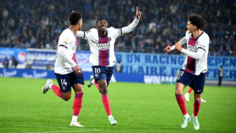 PSG turns deficit around late in Strasbourg - Lens wins at Troyes