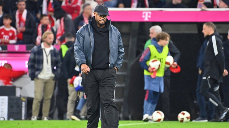 Bayern coach Kompany injured