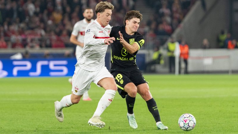 Atletico down to ten men, earn point against Stuttgart
