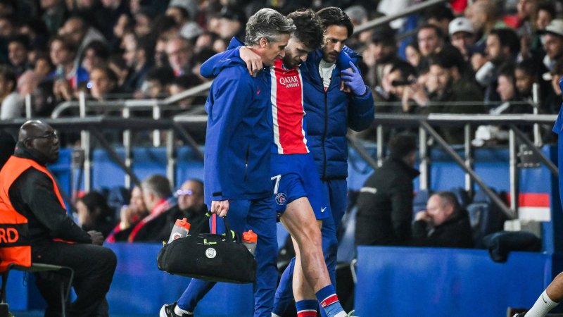 Suspected ACL tear: "Great concern" for PSG star