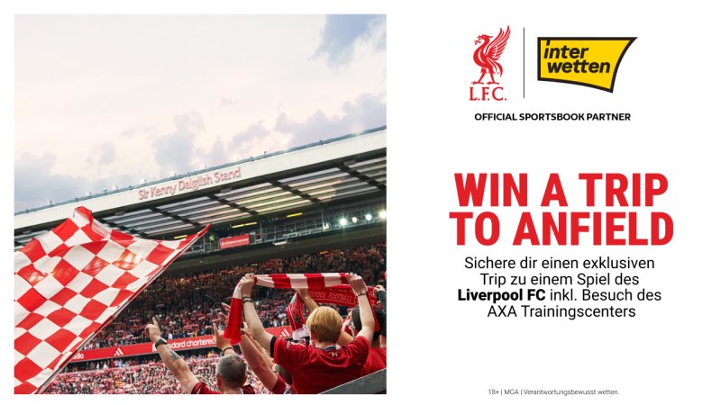 Experience Liverpool FC Live: Win a Trip to Anfield